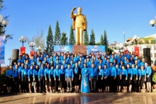 Đoàn đại biểu dự Đại hội Công đoàn TP Cần Thơ nhiệm kỳ 2023-2028 báo công dâng Bác
