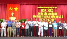 Đồng chí Lê Quang Mạnh, Ủy viên Trung ương Đảng, Bí thư Thành ủy: Chăm lo tốt hơn nữa cho gia đình chính sách