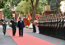 Thủ tướng Phạm Minh Chính thăm, làm việc tại Bộ tư lệnh Bộ đội Biên phòng