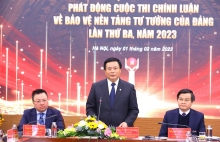 Phát động Cuộc thi chính luận về bảo vệ nền tảng tư tưởng của Đảng lần thứ Ba, năm 2023