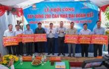 Cần Thơ khởi công 200 căn nhà Đại đoàn kết cho hộ nghèo