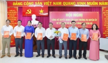 Công bố quyết định thành lập Ban Tuyên giáo và Dân vận Huyện ủy Cờ Đỏ