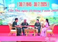 Cần Thơ: Giao lưu nhân chứng lịch sử nhân kỷ niệm 80 năm Ngày thành lập lực lượng vũ trang thành phố